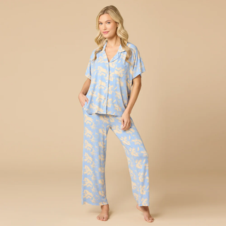 Caftan Top Cropped Pant Set