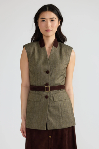 Duke Vest - Hearth Tweed