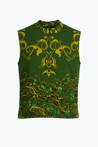 Lilli Top - Lime Tiger