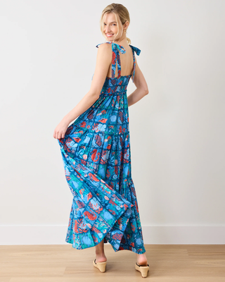SIREN DRESS- STAINED SEA GLASS