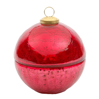 Glass Ornament Candle