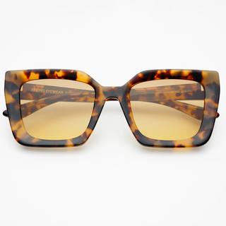 Coco Acetate Womens Square Sunglasses - Light Tortoise / Brown
