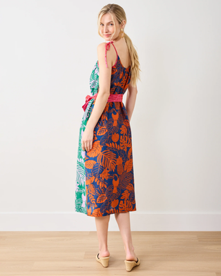 Toucan Treetop - Alma Dress - Multi Palms