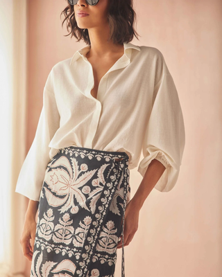 Nero Blouse - Solid Coconut