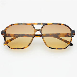Billie Unisex Aviator Sunglasses - Tortoise / Brown