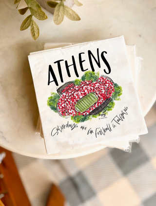 Athens, Ga Tailgate Napkins