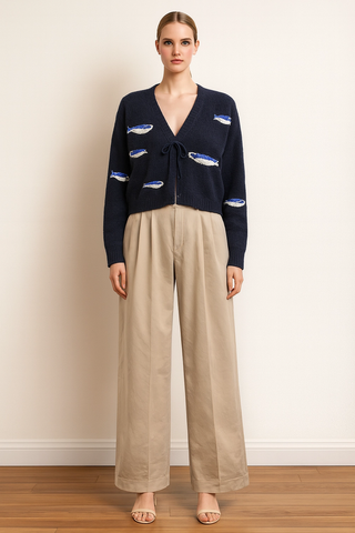 La Mer Sardine Cardigan - Navy