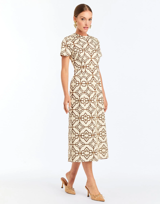 Hampton Convertible Midi - Deco Quatrefoil