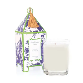 Lavande Provencale Classic Toile Pagoda Box Candle