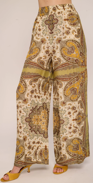 Jocelyn Pant- Kaleidoscope Scarf Print