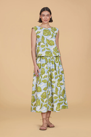 Georgia Skirt - Zest Leaves