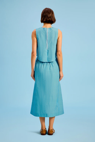 Scout Skirt - Cedar Pinstripe