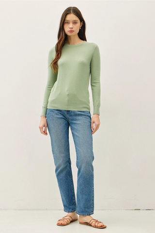 Light Weight Sweater - Seafoam