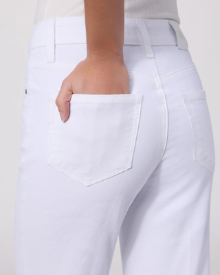 Marlow Skimmer Flare Jean - Crisp White