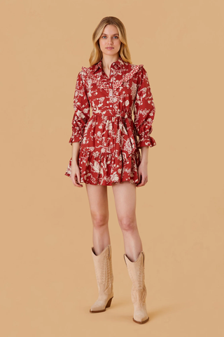 Dale Dress - Rust