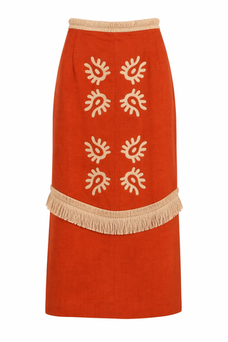 Florentine Skirt - Oaxaca Rafia