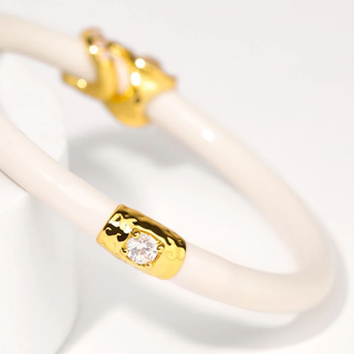 Fauna Elephant All Weather Bangle® (AWB®) - Ivory- MED