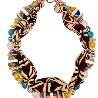 Beaded Bandana Necklace