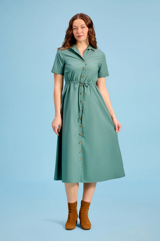 Sutton Dress - Sage Brush