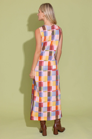 Berkley Dress - Terracota Check