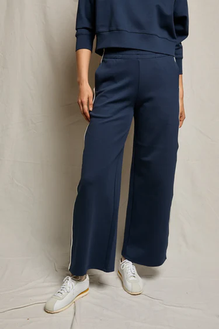 Mikos Travel Wide Leg Pants - Navy