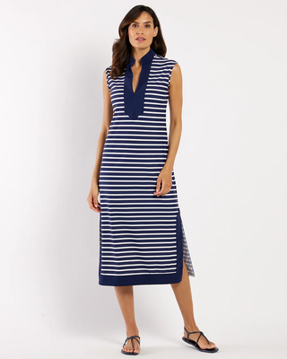 Kristen Maxi Dress - Everyday Stripe Navy White