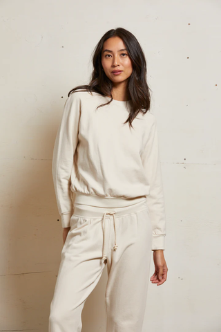 Palmer - Beach Fleece Long Sleeve - Sugar