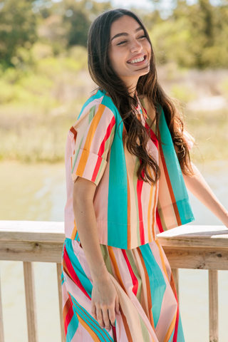 Club Shirt - Amberline Stripes