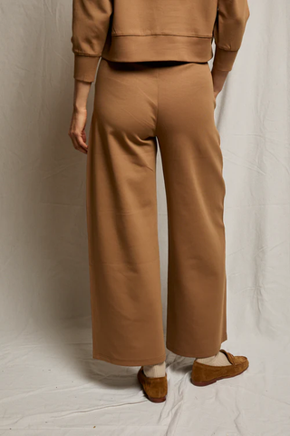Mikos Wideleg Pant - Mocha