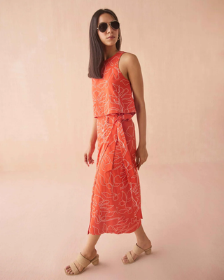 Sammi Skirt - Uma Persimmon