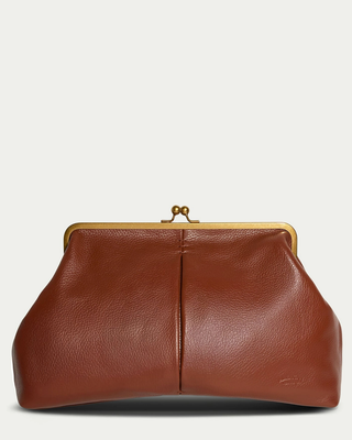Grace Oversized Clutch - Brandy