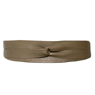 Midi Wrap Belt - Mushroom
