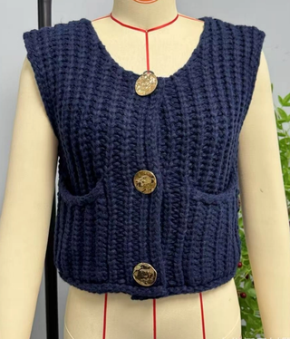 Chunky Knitted Vest