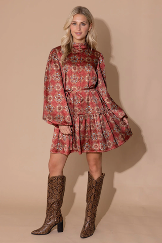 Adele Dress - Desert Jewel