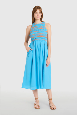 Stroll Dress - Pool Blue
