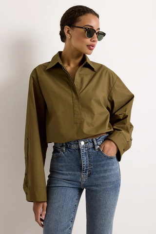 Dallas Top - Juniper Green