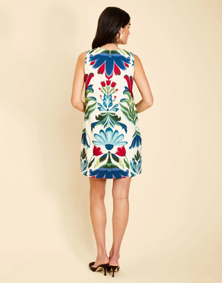 Fiona Shift Mini Dress - Ornamented Espalier