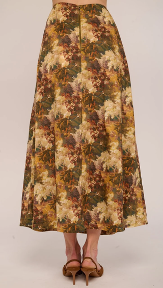 Ridley Skirt - Autumn Arboretum Liberty Print