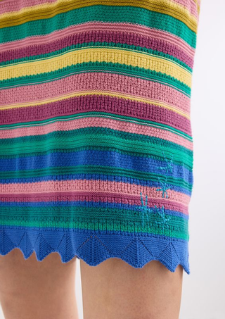 The Eloise Skirt - Sunset Stripe Knit