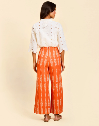 Chloe Wrap Pant - Hibiscus Mosaic