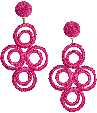 Chloe Earring - HOT PINK