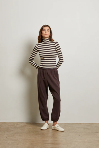 Johnny - French Terry Easy Sweatpant - Cocoa