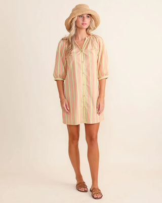 Amanda Dress - Desert Stripe