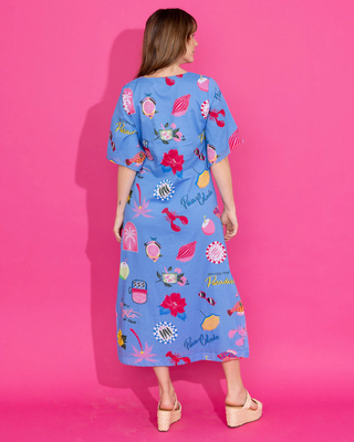 DELANEY DRESS- COASTAL