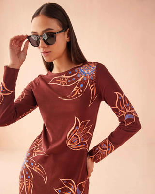 Delaney Dress - Eliza Espresso