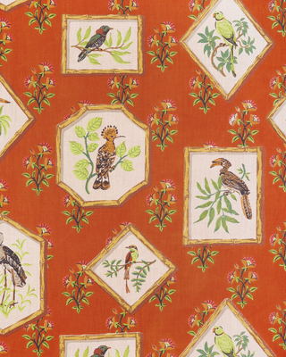 Gracie Dress in Birds Of India - Copper